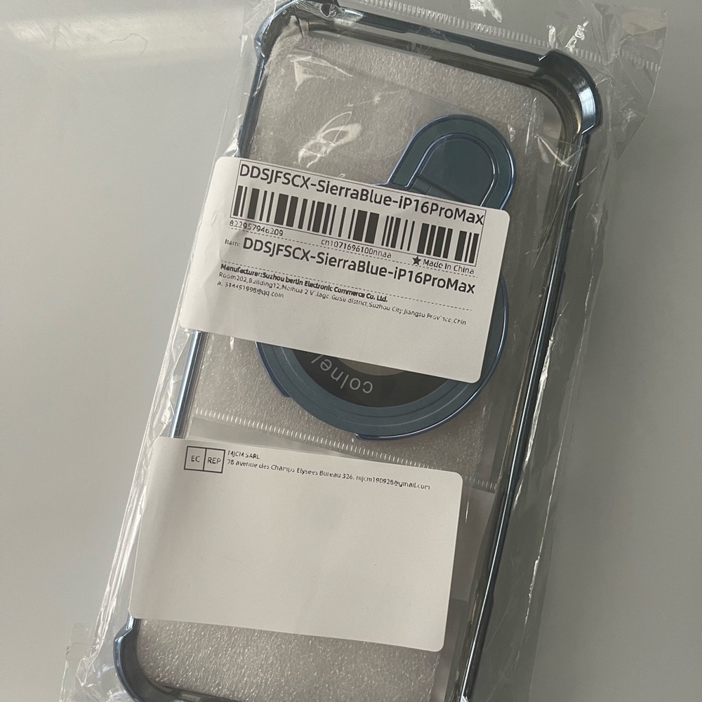 Sierra Blue Phone Case for iPhone 16 Pro Max